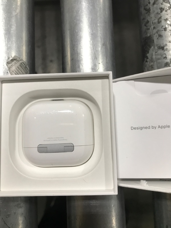 Photo 1 of Apple AirPods 4 Wireless Earbuds, Bluetooth Headphones, Personalized Spatial Audio, Sweat and Water Resistant, USB-C Charging Case, H2 Chip, Up to 30 Hours of Battery Life, Effortless Setup for iPhone
