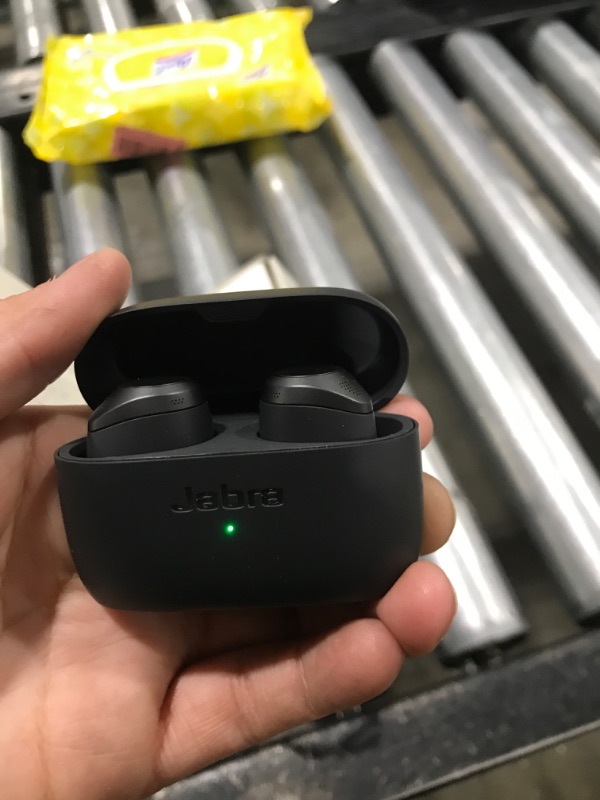 Photo 1 of Jabra Elite 85t True Wireless Bluetooth Earbuds, Grey – Advanced Noise-Cancelling Earbuds for Calls & Music with Charging Case and 2 Wireless Charging Pads
