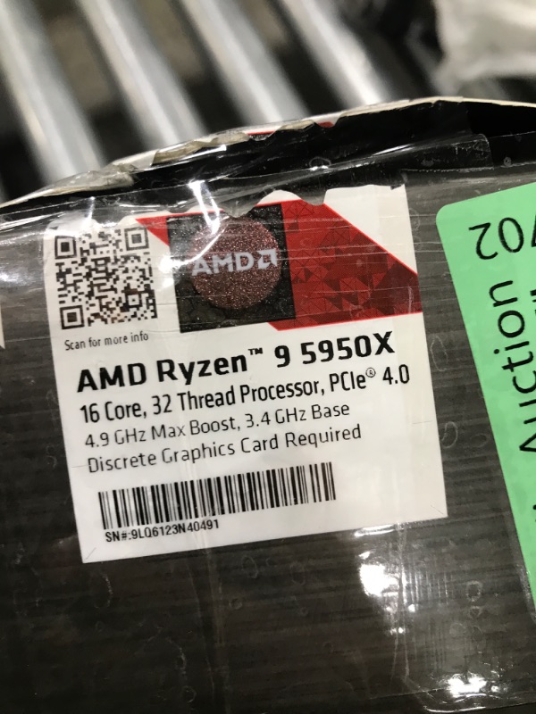 Photo 1 of AMD Ryzen 9 5950X 16-core, 32-thread unlocked desktop processor