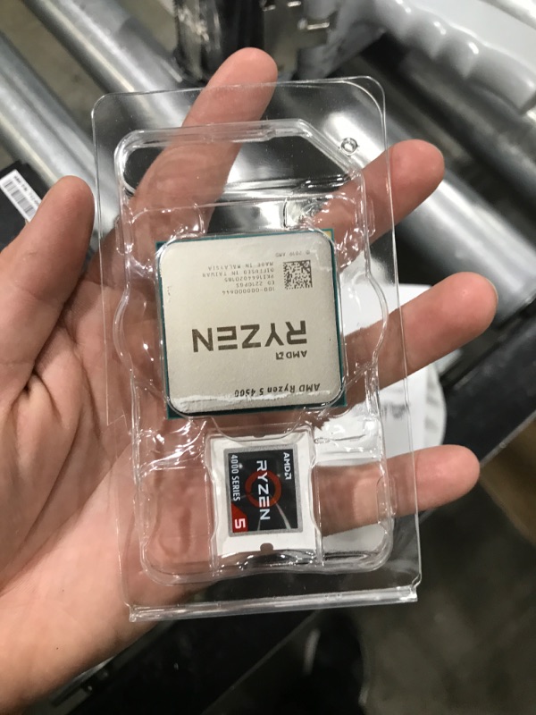 Photo 1 of AMD Ryzen 5 4500 6-Core, 12-Thread Unlocked Desktop Processor with Wraith Stealth Cooler