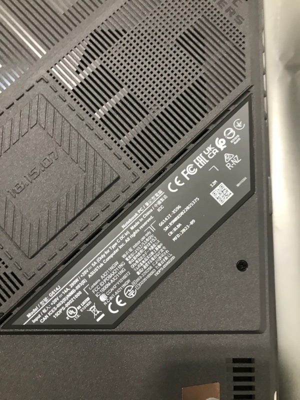 Photo 1 of ASUS ROG Strix G16 (2023) Gaming Laptop, 16” Nebula Display 16:10 QHD 240Hz, GeForce RTX 4070, Intel Core i9-13980HX, 32GB DDR5, 1TB PCIe SSD, Wi-Fi 6E, Windows 11 Pro, G614JI-XS96,Eclipse Gray