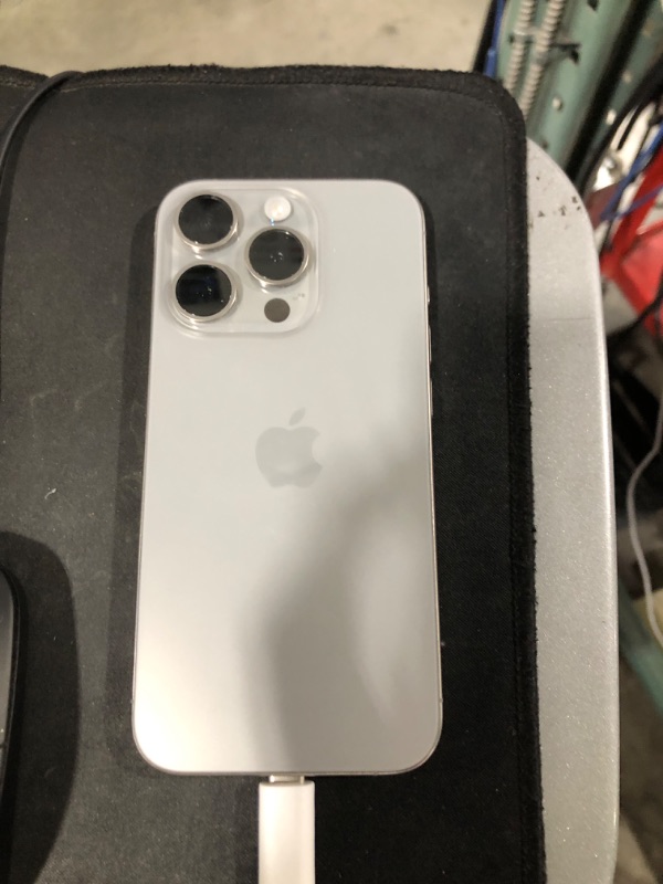 Photo 1 of Apple iPhone 15 Pro, 256GB, Natural Titanium - Unlocked (Renewed Premium)