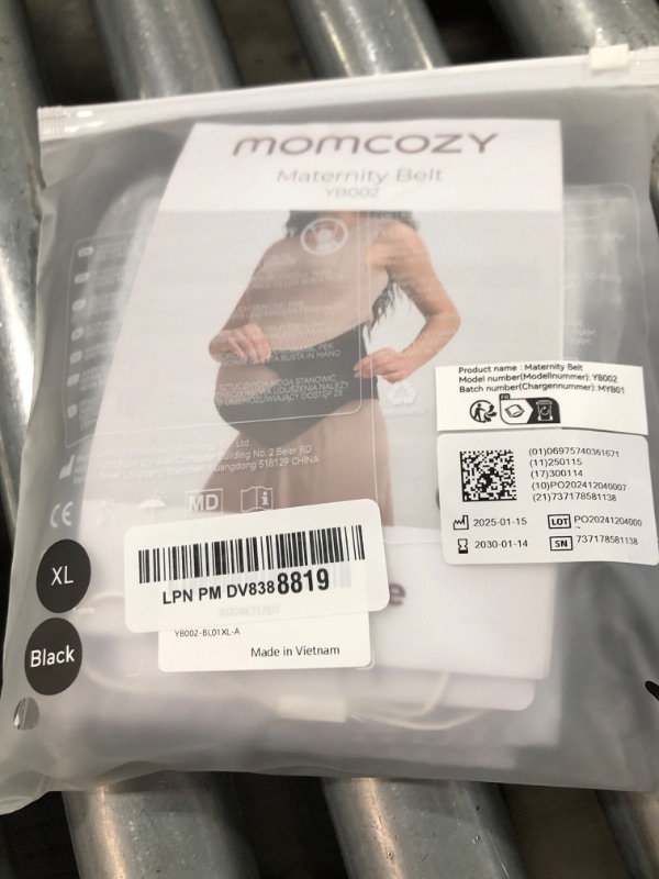 Photo 1 of Momcozy Belly Bands for Pregnant Women, One-Piece & Portable Pregnancy Belly Band with Ergonest Back Support & Breathable Fabric – Adjustable Maternity Belt for Small/Round/High-Carrying Belly