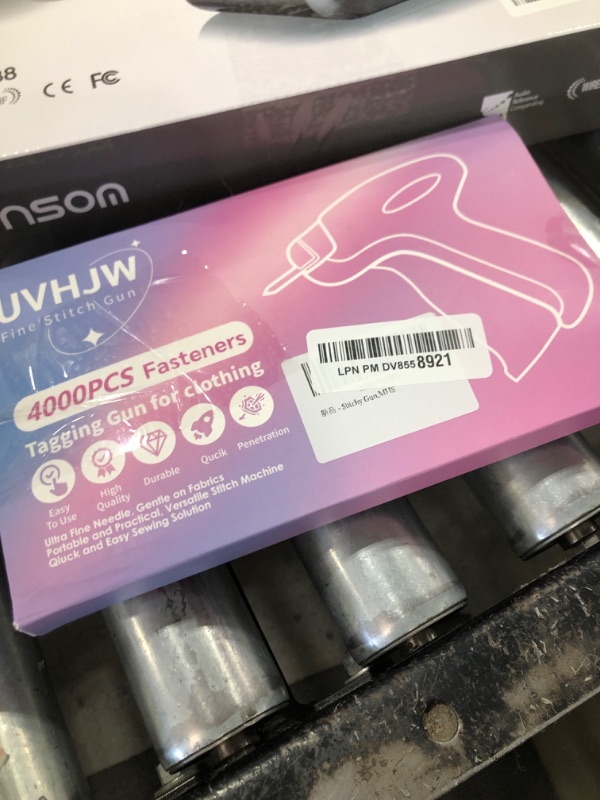 Photo 1 of Stitch  For Clothing, Stitchy Gun Quick Clothes Fixer, Dress Tagging Gun-Includes 2,000 Black Fasteners & 2,000 White Fasteners & 6 Needles
