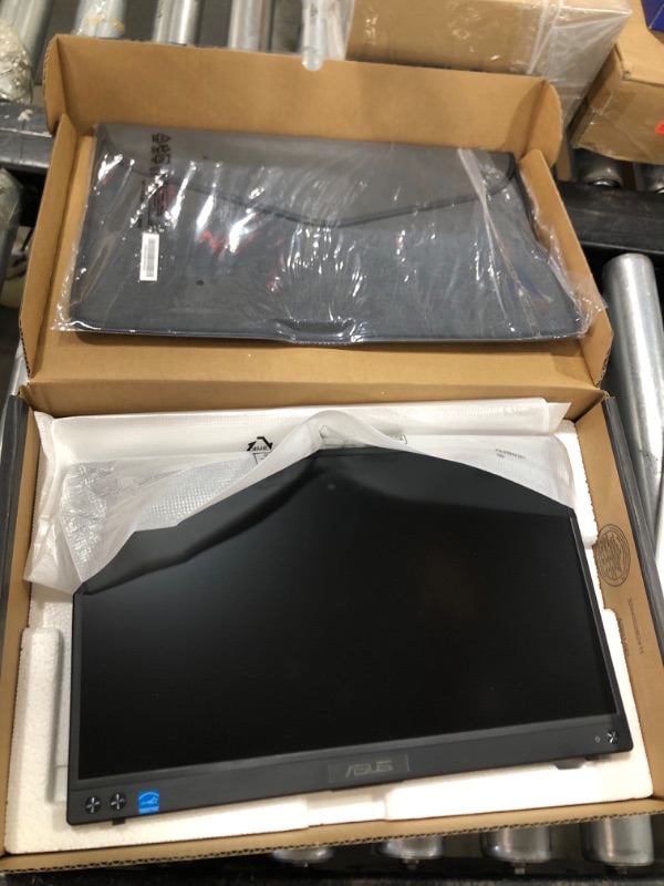 Photo 1 of ASUS ZenScreen 15.6” 1080P Portable Monitor (MB16ACV) - Full HD, IPS, Eye Care, Flicker Free, Blue Light Filter, Kickstand, USB-C Power Delivery, for Laptop, PC, Phone, Console
