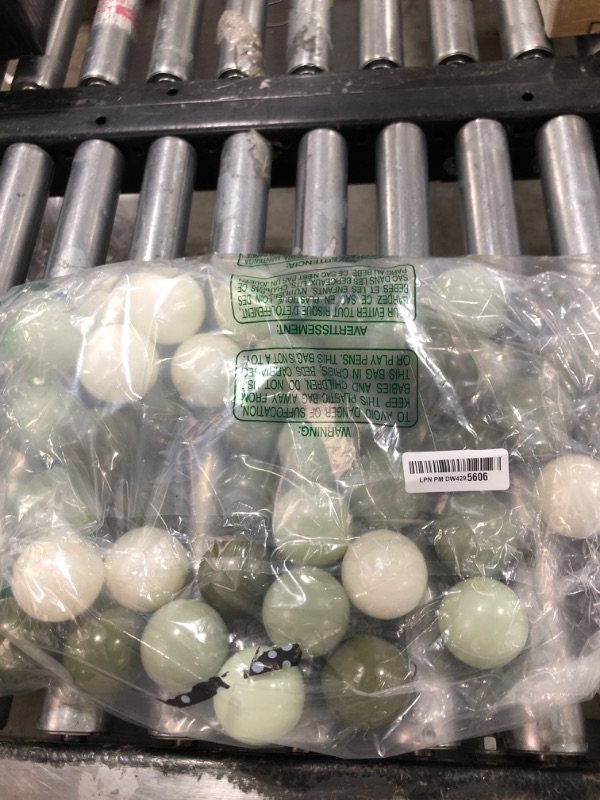 Photo 1 of FHRILEK Ball Pit Balls-Star Ball Pit Balls for Kids,Plastic Balls for Ball Pit, Crush Proof Play Balls BPA Free Non-Toxi (Olive-Color, 50PCS)