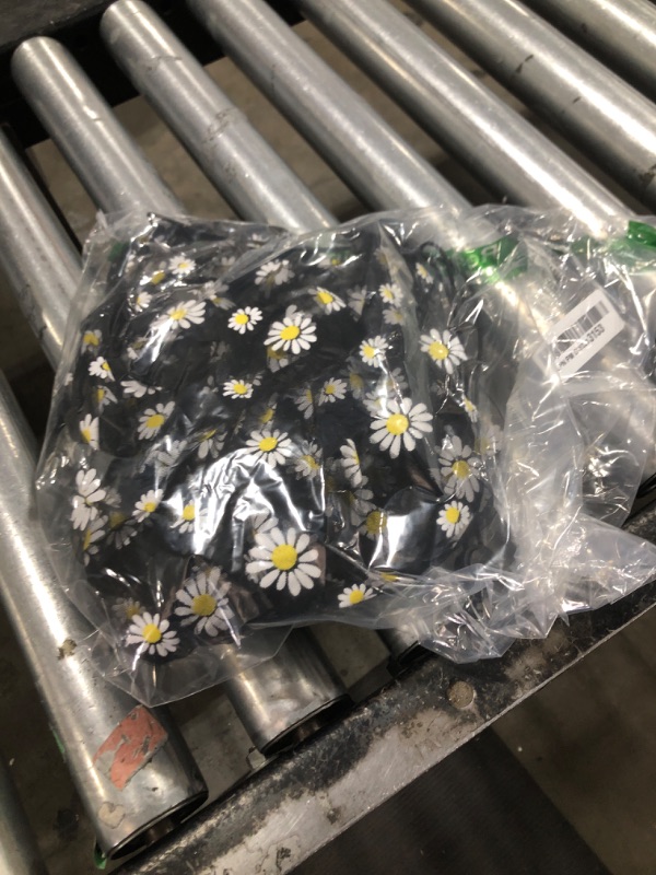 Photo 1 of Daoeny Large Bird Cage Cover, Bird Cage Seed Catcher, Adjustable Soft Nylon Mesh Net with Daisy Pattern, Birdcage Cover Skirt Seed Guard for Parrot Parakeet Macaw Round Square Cages (Black)