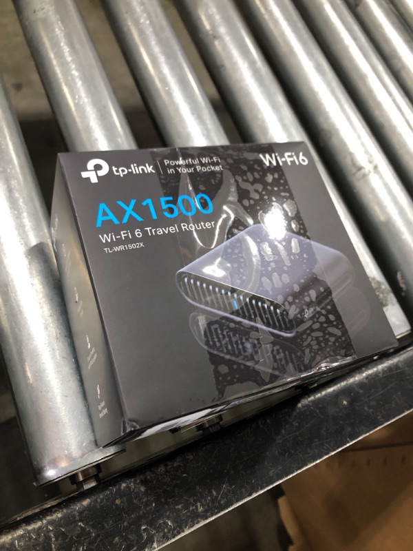 Photo 1 of TP-Link Ultra-Portable Wi-Fi 6 AX1500 Travel Router TL-WR1502X | Easy Public WiFi Sharing | Hotel/RV/Travel Approved | Phone WiFi Tether | USB C Powered | Multi-Mode | Tether App | Durable Design