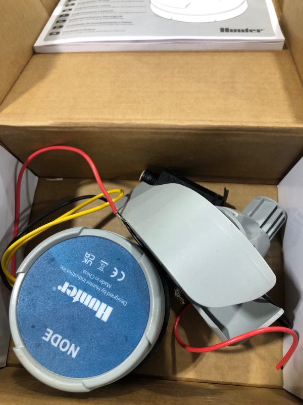 Photo 1 of Hunter Industries Sprinkler NODE100 NODE-100 Battery Controller with Solenoid, Small, Blue