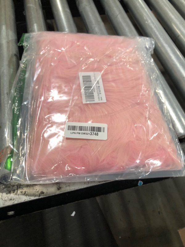 Photo 1 of Andalus Brands Pure Australian Sheepskin Fluffy Car Center Console Cover, Luxurious Non-Shedding Furry Arm Rest Cover for Car, Versatile for All Seasons, Pink - (11.47" X 6.3")