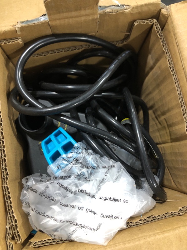 Photo 1 of BOMGIE 1/3 HP Automatic Submersible Water Pump, 2250GPH Sump Pump Portable Electric Utility Pump Removal for Pool Draining Basement Hot Tubs Garden Pool Cover Pond with 20ft Power Cord