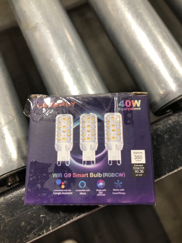 Photo 1 of WiFi G9 Smart Bulb, LED Light Bulb, RGBCW, 3.5W=40W, Compatible with Alexa Google Home, Dimmable, Tunable White(2700k-6500k), Smart LED Bulb Remote Control, No Flickering, 3 Pack