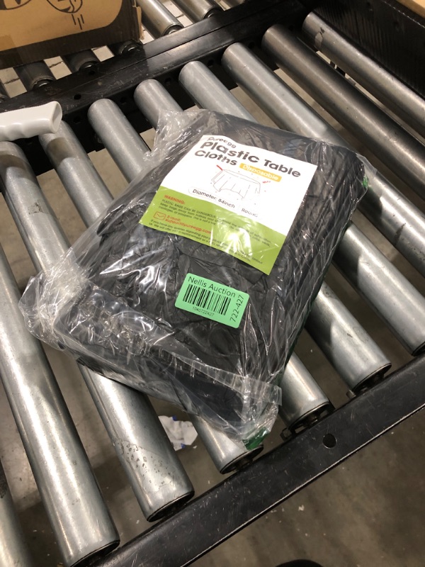 Photo 1 of PLASTIC TABLE CLOTHS DISPOSABLE