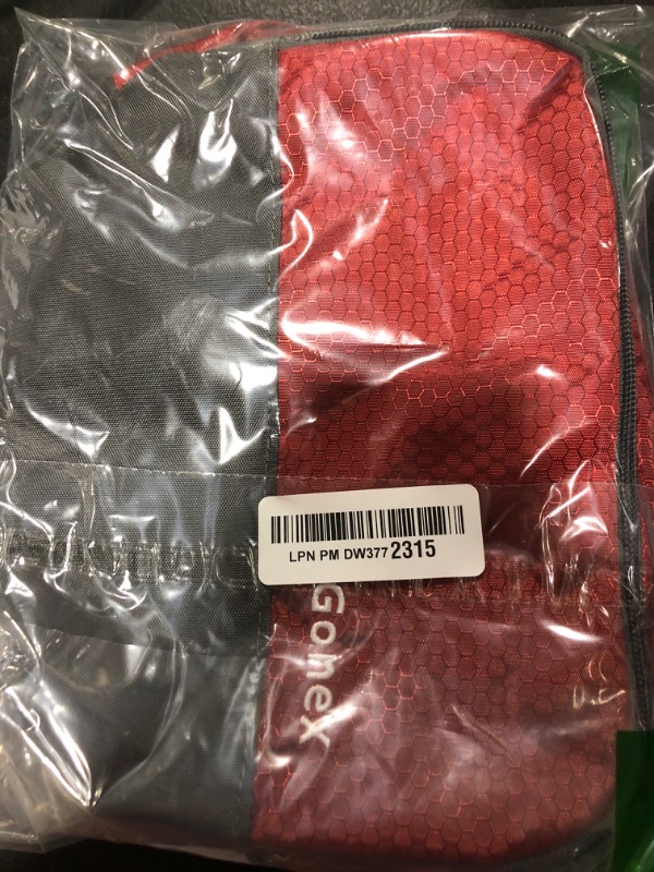 Photo 1 of Gonex Travel Toiletry Bag Nylon, Dopp Kit Shaving Bag Toiletry Organizer Red
