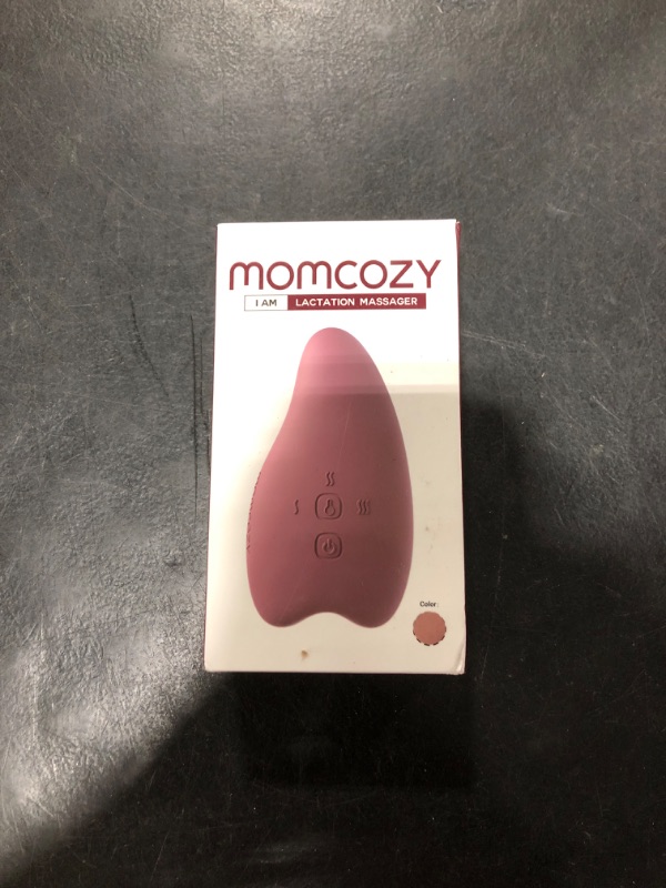 Photo 1 of Momcozy Warming Lactation Massager 2-in-1, Soft Breast Massager for Breastfeeding, Heat + Vibration Adjustable for Clogged Ducts, Improve Milk Flow, Engorgement