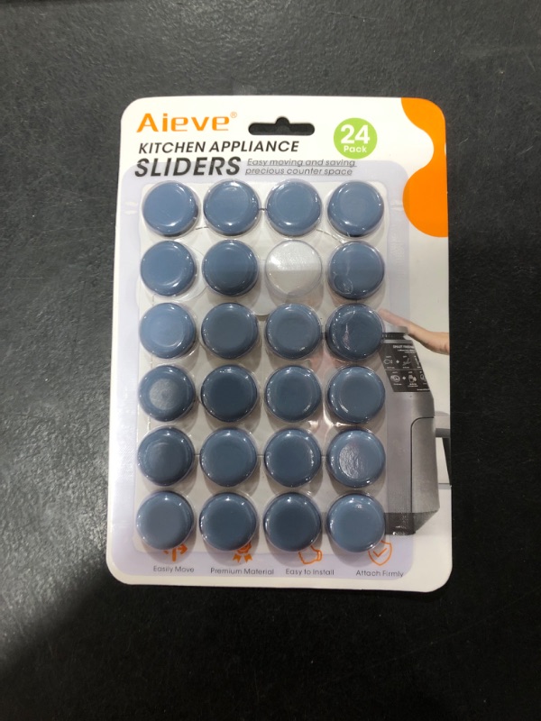 Photo 1 of Aieve Appliance Slider, 24 Pcs Small Appliance Rollers Kitchen Gadgets, Self Adhesive Caster Wheels Kitchen Finds Home Must Have Countertop Accessories for Mixer Coffee Maker Air Fryer