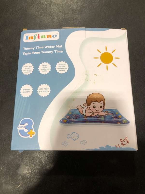 Photo 1 of Infinno Inflatable Tummy Time Mat Premium Baby Water Play Mat for Infants and Toddlers Baby Toys for 3 to 24 Months, Strengthen Your Baby's Muscles, Portable
