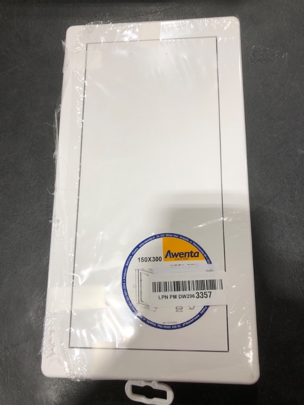 Photo 1 of Vent Systems White ABS Plastic - Access Panel 6 x 12 Inch - Access Panel with Door for Drywall, Wall and Ceiling Electrical and Plumbing Service Wall Hole Cover - Exterior Dimensions 6.6x12.6 Inch