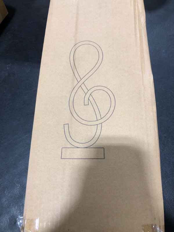 Photo 1 of Adebime RGB Modern Table Lamp, LED Spiral Nightstand Lamp with Music Note Design, 7 Colors & 10 Light Modes, Touch Dimmable Bedside Lamp for Bedroom, Living Room, Home Office
