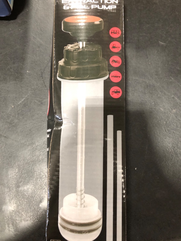 Photo 1 of SEDY Fluid Extractor Multi-Purpose Oil Syringe with 500CC, Oil Suction Pump, Manual Extraction and Filling Pump, Automotive Oil Syringe(17.6 Oz./0.45 Qt./500 CC)