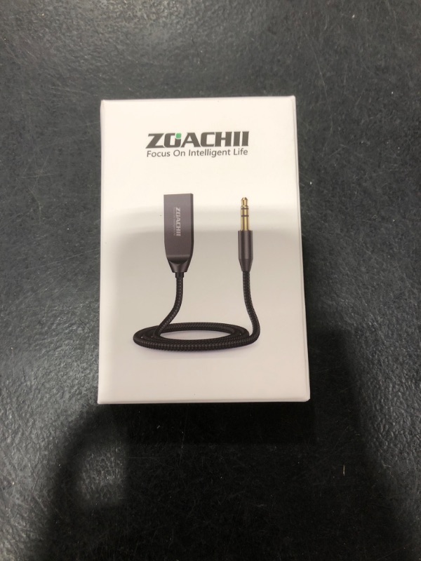 Photo 1 of ZOACHII Bluetooth 5.4 Car Aux Adapter, Handsfree Calls, Wireless Music Streaming for Car Home Stereo Speakers Audio System