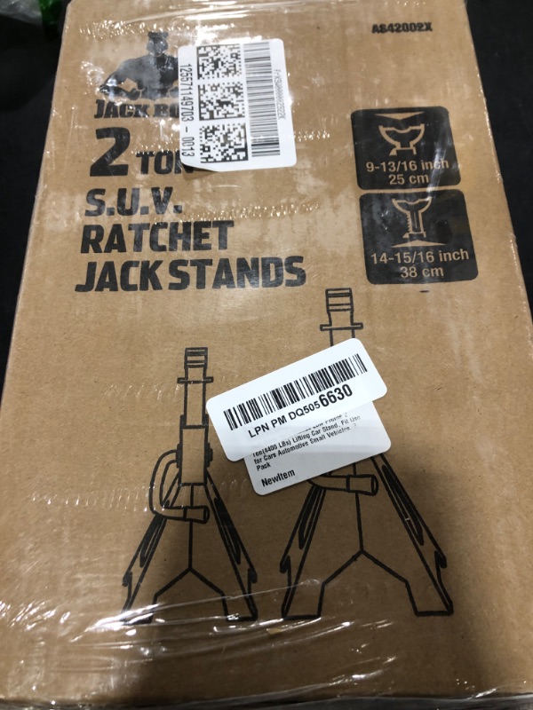 Photo 1 of Jack Boss Jack Stands Low Profile 2 Ton(4000 LBs) Lifting Car Stand, Fit Use for Cars Automotive Small Vehicles, 2 Pack