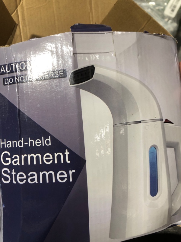 Photo 1 of Travel Size Steamer for Clothes,Handheld Garment Steamer for Hat,1lbs Lightly,40s Fast Heat-up,8 FT Power Cord,1000W, Light Mini Steamer for Home, Office and Travel (Grey)