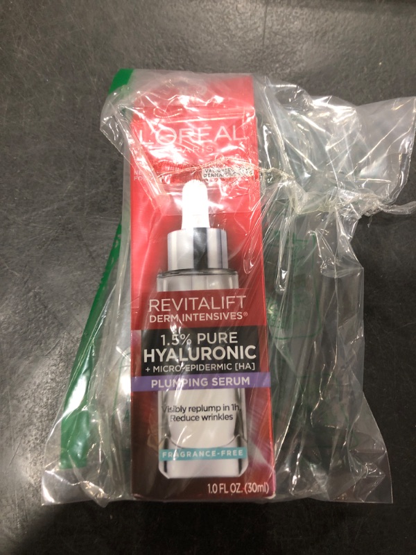 Photo 1 of L'Oreal Paris Revitalift 1.5% Pure Hyaluronic Acid Face Serum, Hydrate & Reduce Wrinkles, Fragrance Free 1 oz