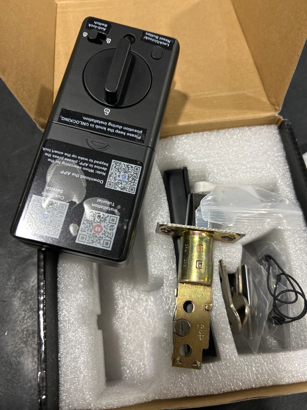Photo 1 of Keyless Entry Fingerprint Door Lock - Smart Deadbolt Lock for Front Door with Keypad - Electronic Lock with APP - Biometric Digital Lock with Code - Auto Lock