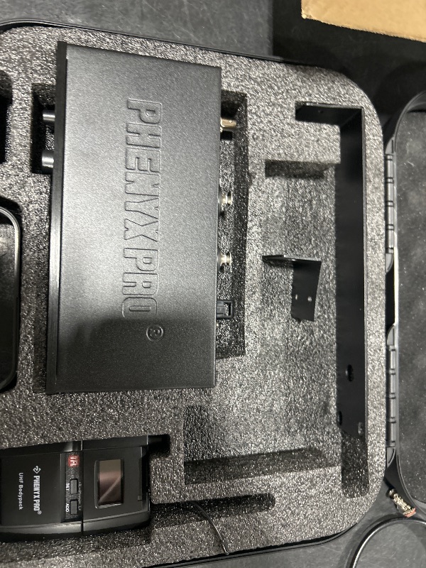 Photo 1 of Phenyx Pro UHF Stereo Wireless in Ear Monitor System, Wireless IEM, 900MHz Band Selectable Frequency, Rack Mountable, 160 ft. Operation, Suitable for Stage, Studio, Exhibit, Lecture, Speech (PTM-10)