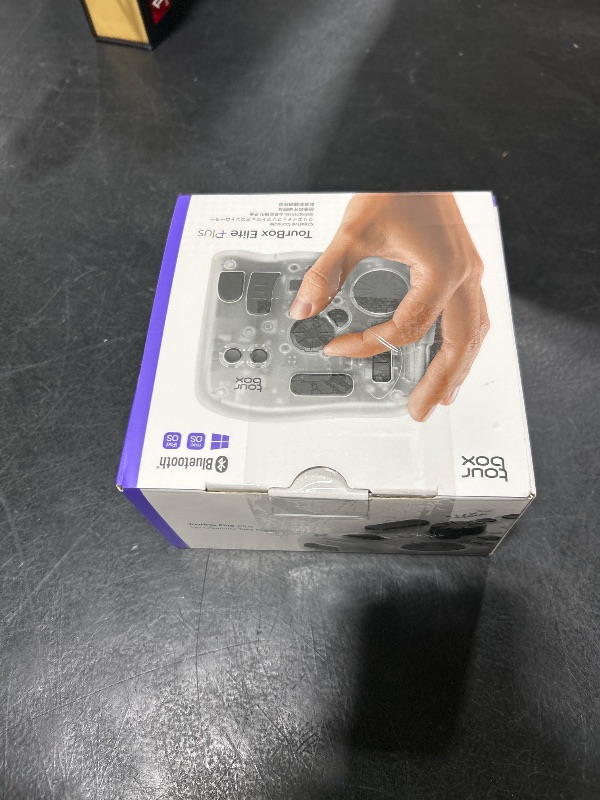 Photo 1 of TourBox Elite Plus - iPad Drawing - Bluetooth Controller for Video Photo Editing, iPad/Mac/Windows Console, Procreate Lightroom Photoshop Premiere LumaFusion Davinci Resolve Programmable Keyboard