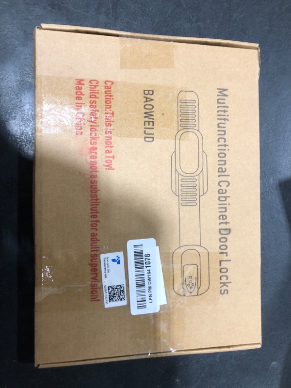 Photo 1 of Child Safety Cabinet Locks for Baby Proof,Child Proof Safety Locks for Cabinets,Drawers,Cupboard,Oven,Fridge,8Packs Brown Locks,BAOWEIJD