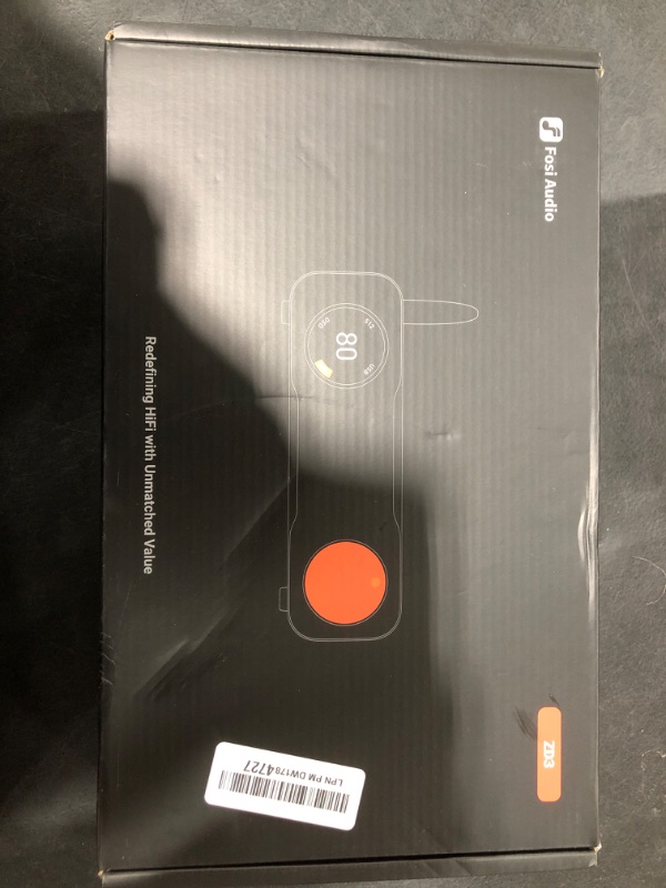 Photo 1 of Fosi Audio ZD3 Desktop DAC Preamp, Fully Balanced Digital to Analog Audio Converter with ES9039Q2M for Home Stereo Amplifier, Bluetooth/USB/Optical/Coax/TV HDMI ARC Input, XLR/RCA Output with Remote