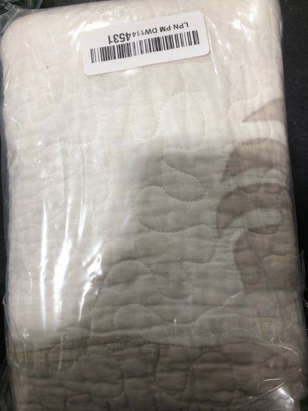 Photo 1 of Tommy Bahama - King Sham, Cotton Bedding with Envelope Closure, Breathable Home Decor (Molokai Grey)