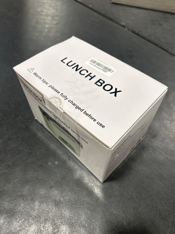 Photo 1 of Cordless Electric Lunch Box, 1.2L Self Heating Lunch Box Battery Powered with Automatic Heating, BPA Free, Meal Prep Friendly (Black)
