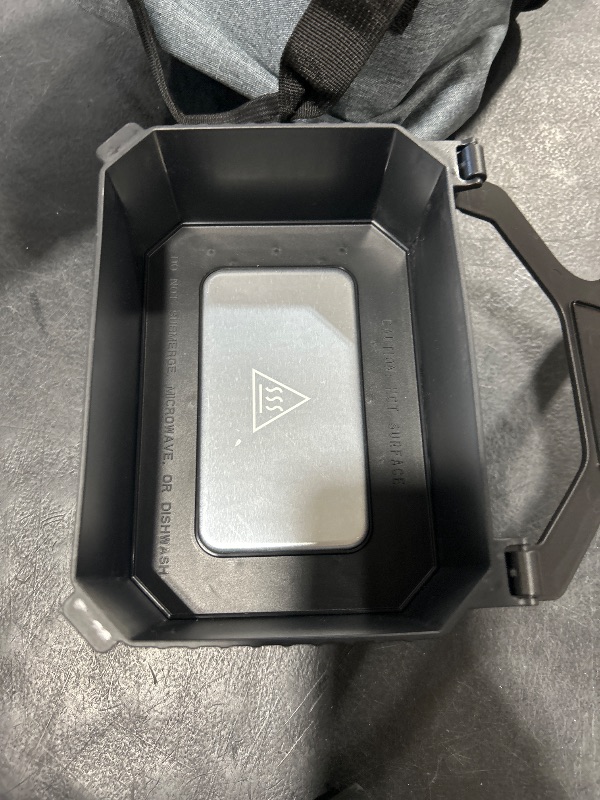 Photo 1 of Cordless Electric Lunch Box, 1.2L Self Heating Lunch Box Battery Powered with Automatic Heating, BPA Free, Meal Prep Friendly (Black)