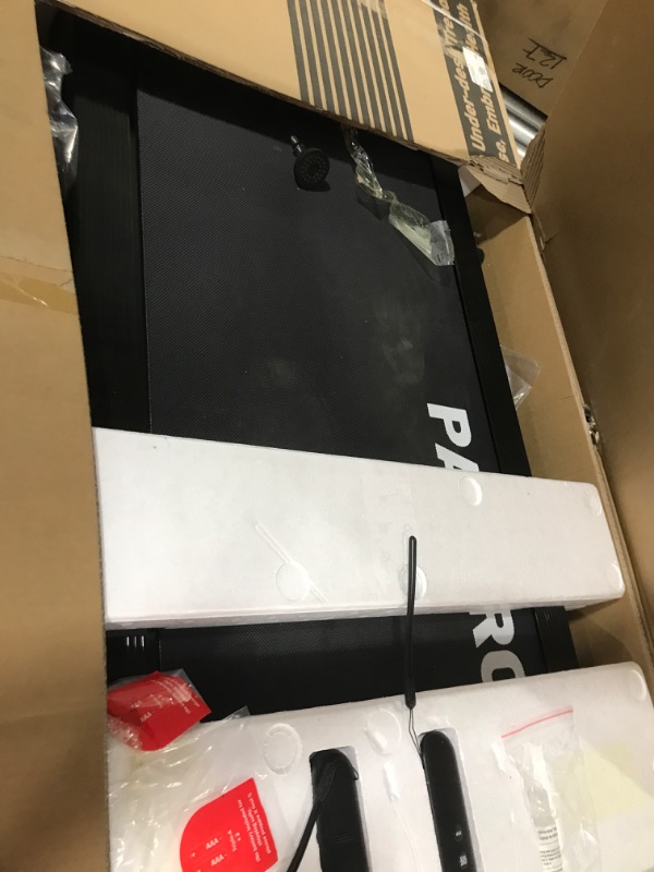 Photo 1 of PACEROCKER Walking Pad Treadmill with 12% 9-Level Auto Incline, 450 lbs Capacity Bluetooth Speakers Under Desk Treadmills for Home Small, Hiking Mode, 5 MPH