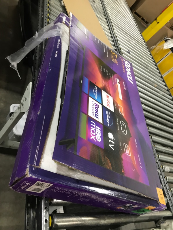 Photo 1 of Roku Smart TV – 43-Inch Select Series 4K HDR RokuTV with Roku Enhanced Voice Remote, Brilliant 4K Picture, Automatic Brightness, & Seamless Streaming – Live Local News, Sports, Family Entertainment