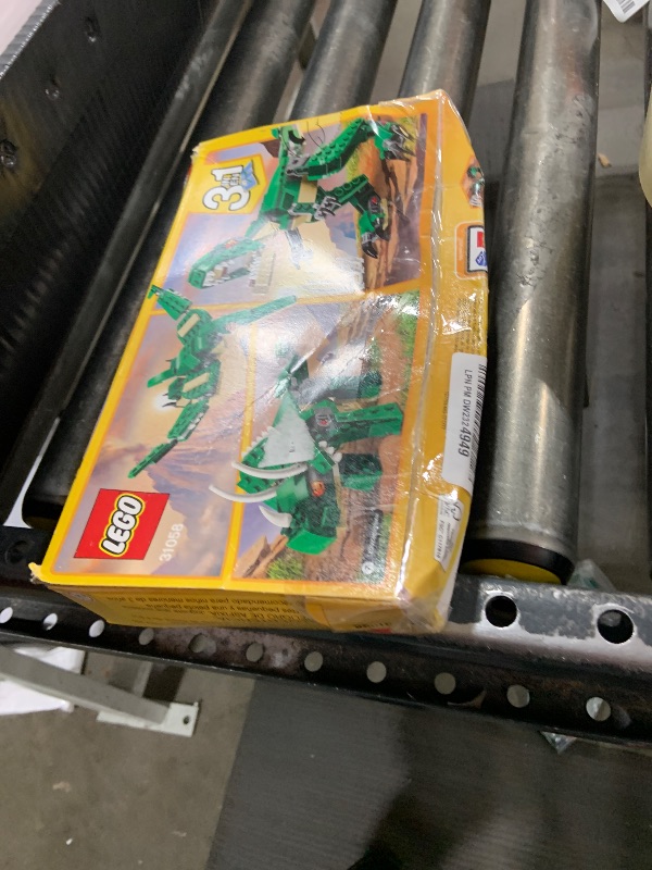 Photo 1 of LEGO Creator 3 in 1 Mighty Dinosaur Toy, Transforms from T. rex to Triceratops to Pterodactyl Dinosaur Figures, Great Gift for 7-12 Year Old Boys & Girls, 31058