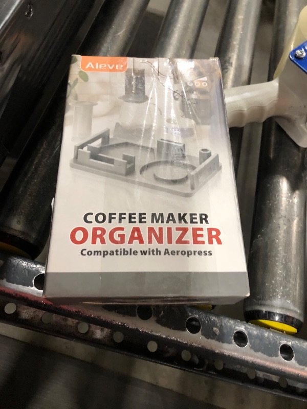 Photo 1 of Aieve Coffee Station Organizer Compatible with Aeropress Coffee Maker, Coffee Storage Caddy Coffee Filter Holder