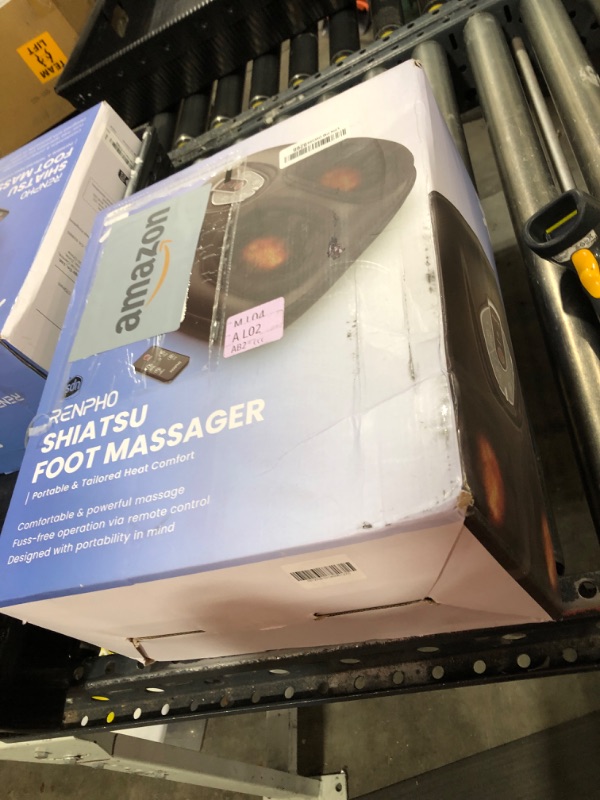 Photo 1 of RENPHO Foot Massager Machine with Heat [2025 Upgraded], FSA HSA Eligible, Foot Massager for Plantar Fasciitis, 3 Heat Levels, Fathers Day Dad Gifts for Women Mom, Wireless Control, True Feet Massage