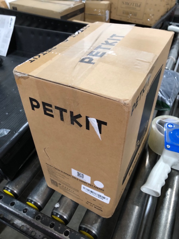 Photo 1 of PETKIT Automatic Cat Feeder, 2.4G WiFi Automatic Dog Feeder, App Control Pet Food Dispenser with Triple Fresh-Lock System, Up to 10 Meals Per Day, Schedule Feeding, Food Shortage Alert, 3L Capacity
