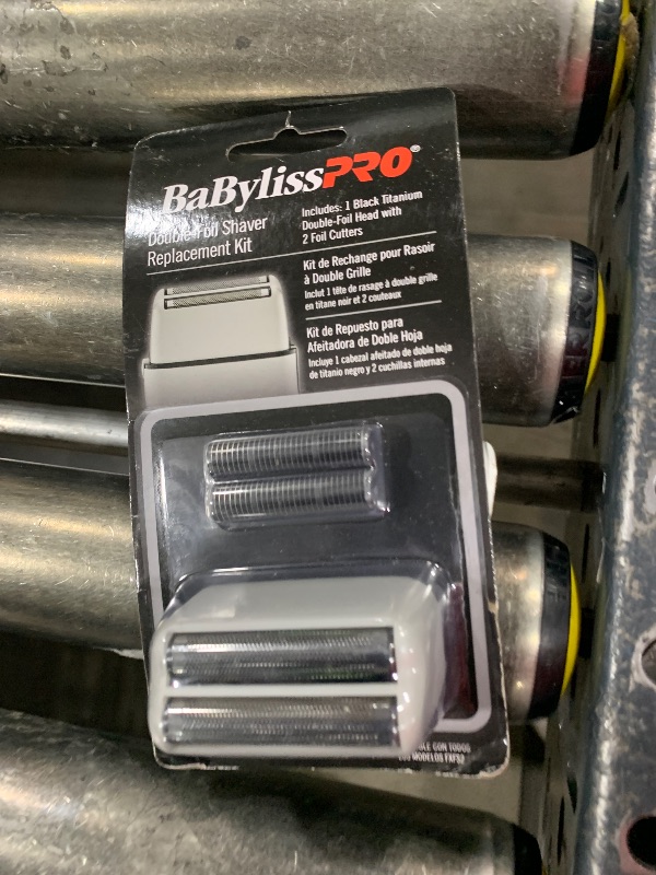 Photo 1 of FoilFX Cord/Cordless Metal Double Foil Shaver (Gray)
