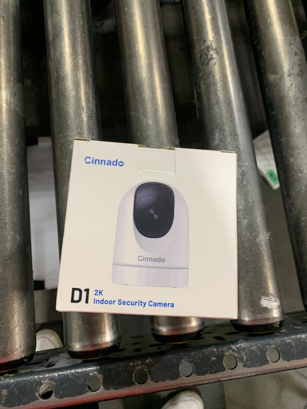 Photo 1 of Cinnado Security Camera Indoor-2K 360° WiFi Cameras for Home Security?Pet/Dog/Baby Camera with Phone app, 2-Way Audio, Night Vision, 24/7 SD Card Storage, Works with Alexa & Google Home (2.4Ghz)-D1