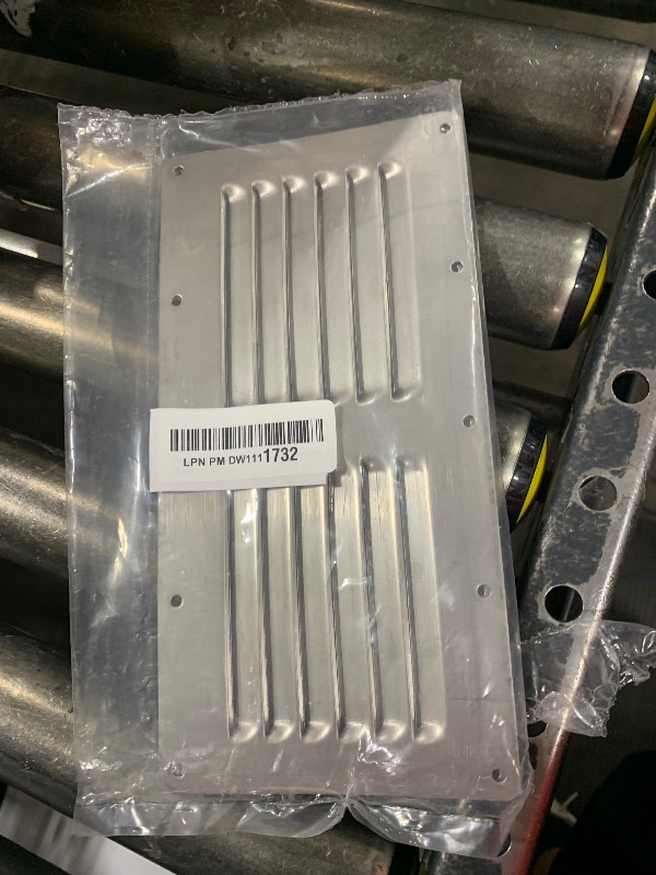 Photo 1 of Pebbly Beach Pair 9" x 4-1/2" Stainless Steel Stamped Louvered Vent Rectangular Air Grill Cover Ventilation Louver