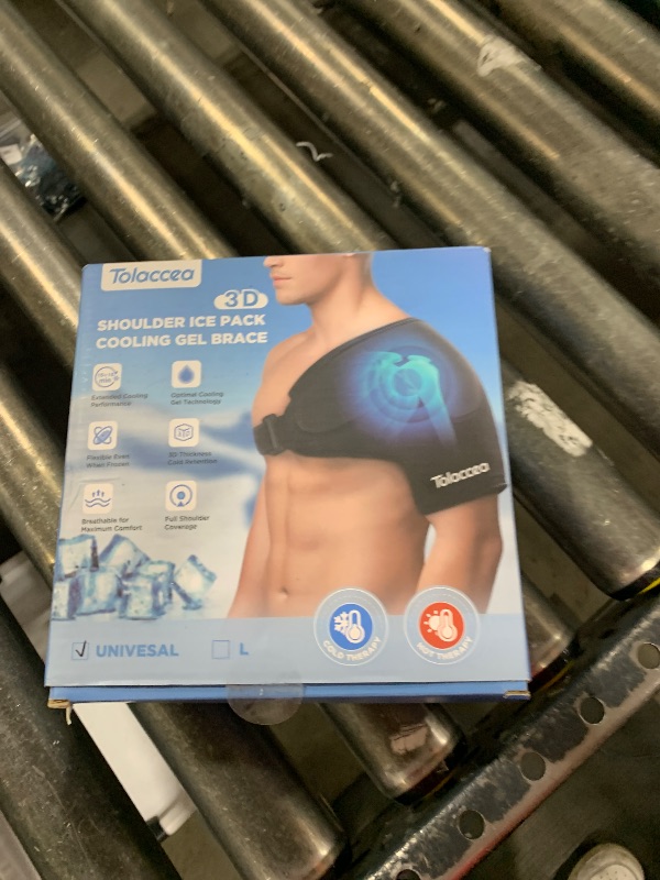 Photo 1 of Shoulder Ice Pack Wrap with Triple Coldfocus Expert Gel for Long-Lasting Rotator Cuff Cold Therapy, Shoulder ice Brace Rotator Cuff Cold Therapy for for Pain Relief, Post Recovery (Universal)