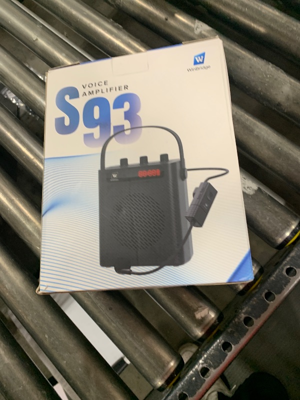 Photo 1 of SANMIC 30W Wireless Voice Amplifier with Headset Microphone, Portable Bluetooth 5.3 PA System for Teachers, Personal Rechargeable Megaphone with Speaker for Teaching and Speaking in Classrooms s93