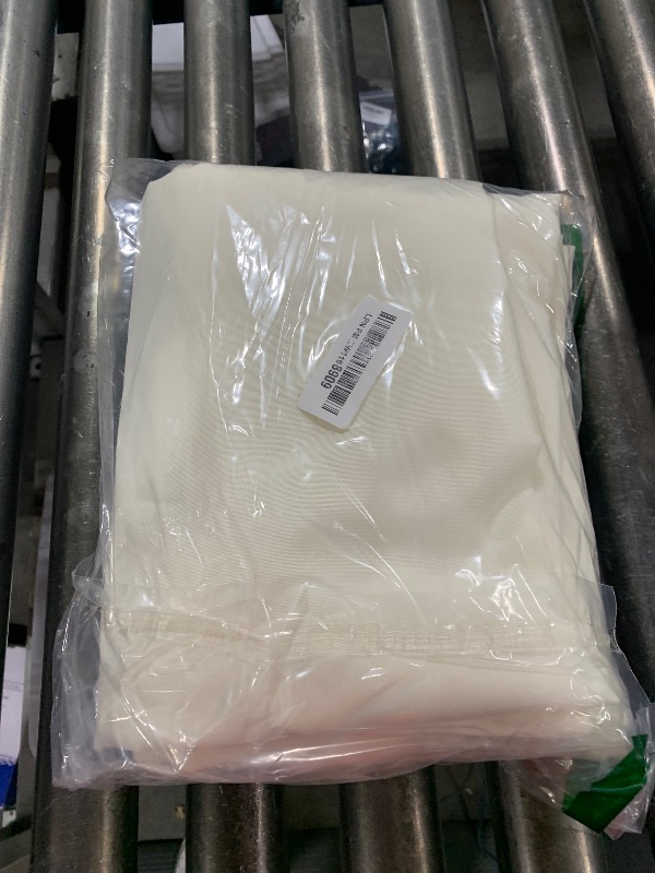 Photo 1 of Fokitut 2 Pack Waterproof Rectangle Tablecloth, 60x120 Inch,Stain Resistant and Wrinkle Polyester Table Cloth, Fabric Table Cover for Kitchen Dining, Wedding, Party, Holiday Dinner-Ivory