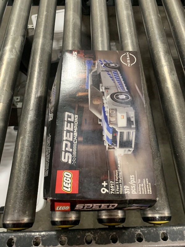 Photo 1 of LEGO Speed Champions 2 Fast 2 Furious Nissan Skyline GT-R (R34), Race Car Toy Model Building Kit, Collectible with Racer Minifigure, 2023 Set for Kids, Boys and Girls Ages 9 and Up 76917