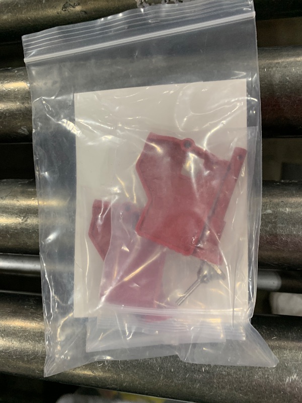 Photo 1 of Safety Flag ZCZQC 4pcs Orange AR15 Safety Flags with 4pcs Red Nylon Tags for Toy Gun